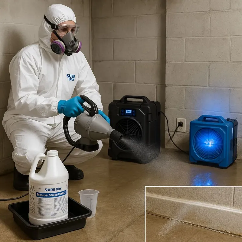 Sanitization and Odor Removal process in Norton Shores, MI